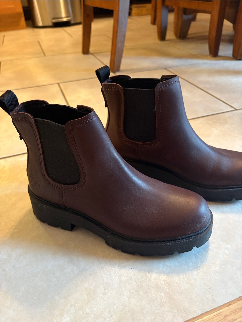 Women's Brown Chelsea Booties - Classic Slip-On Style